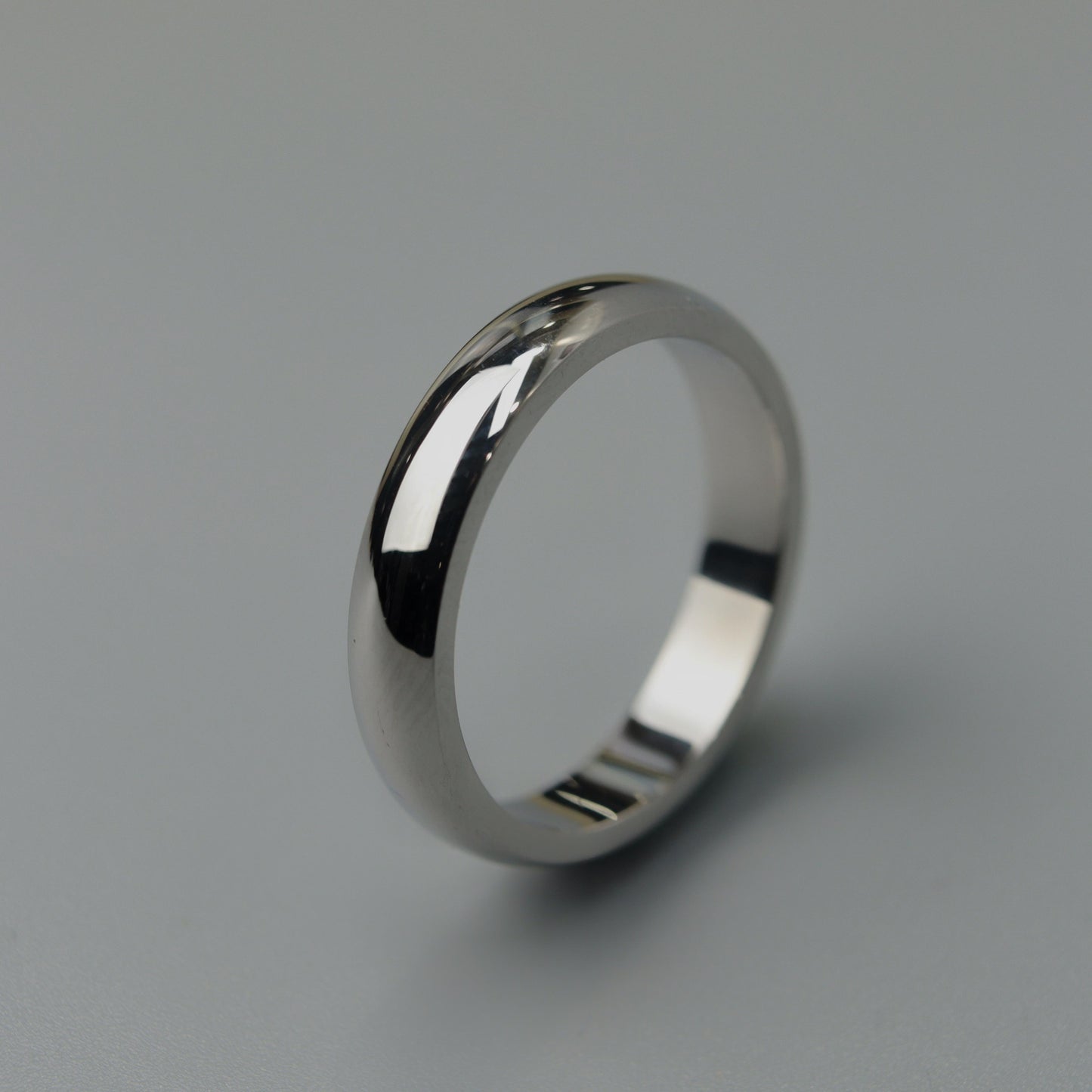 Men Jewelry VAN Silver Thick Plain Ring Fashion For Men's