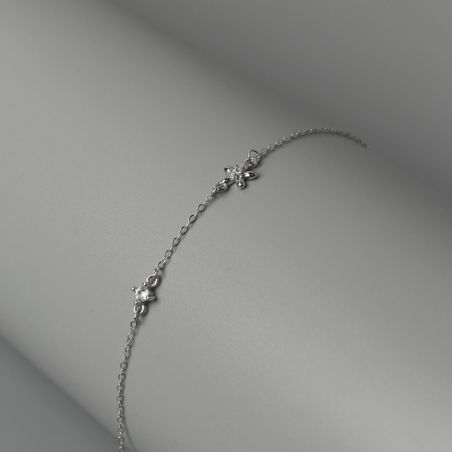 PETALYN S925 Silver Flower Star for Women Bracelet Fashion