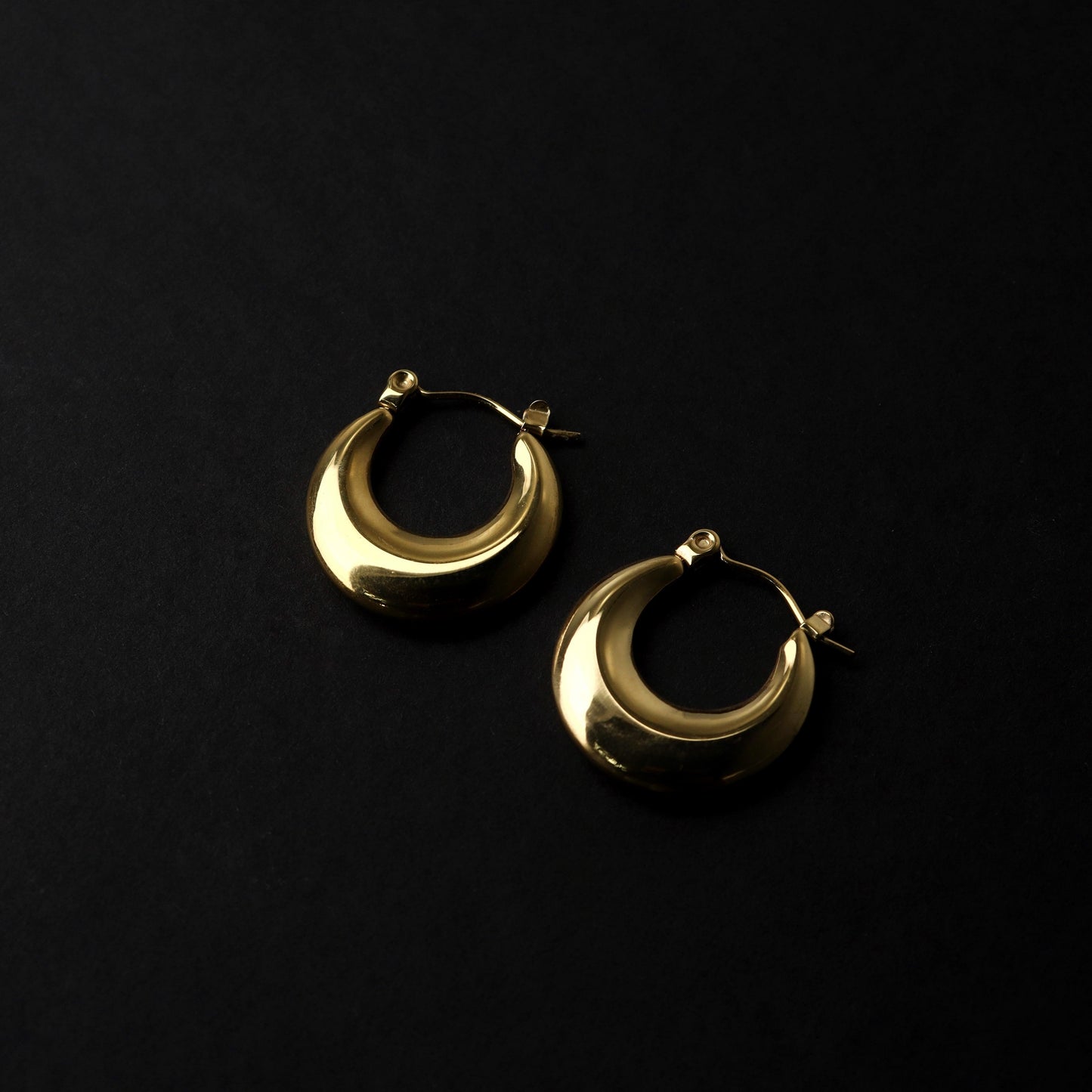 AVIONA Flat Hoop Earrings