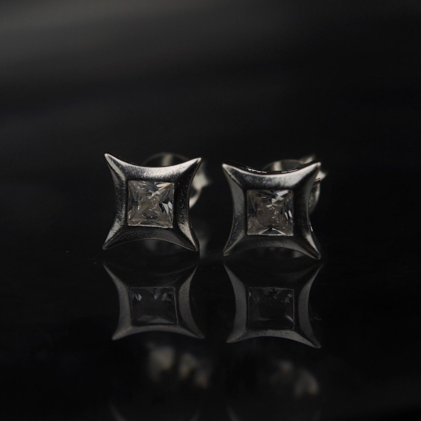 TALA S925 Silver Mini Star Stud Earrings Women's