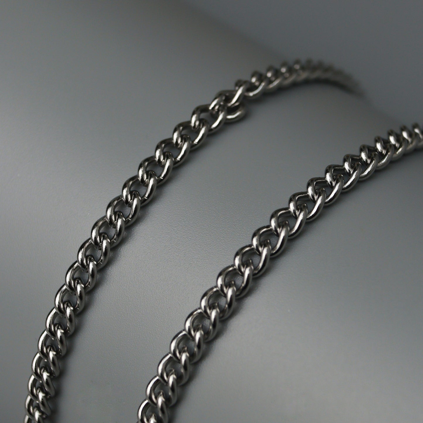 Men Jewelry SON Small Buckle Silver Chain Necklace For Men's