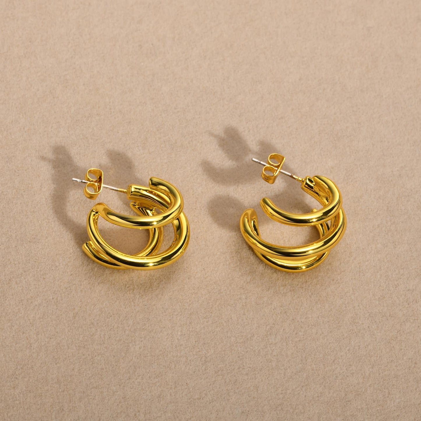 AMELIE Open Hoop Earrings