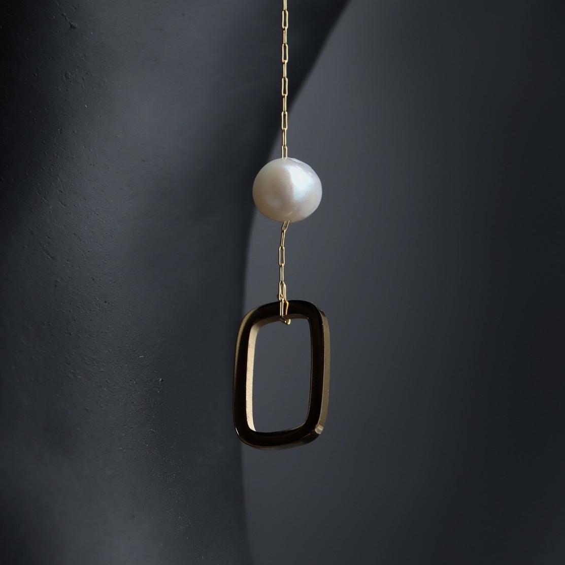 Fresh Water Pearls Jewelry Set of Necklace And Earrings