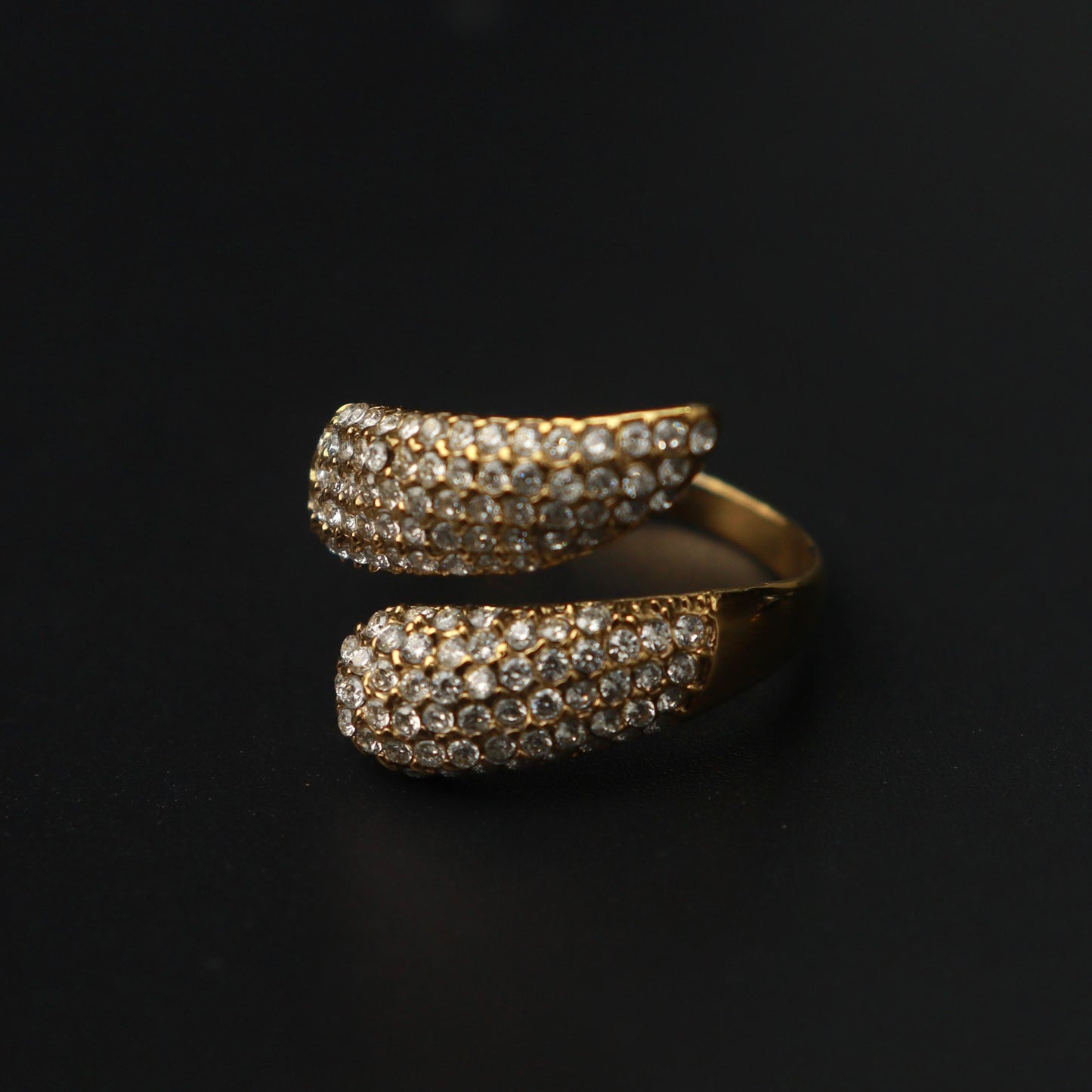 HB Jewelry KAILA Embedded Wrap Adjustable Ring for Women