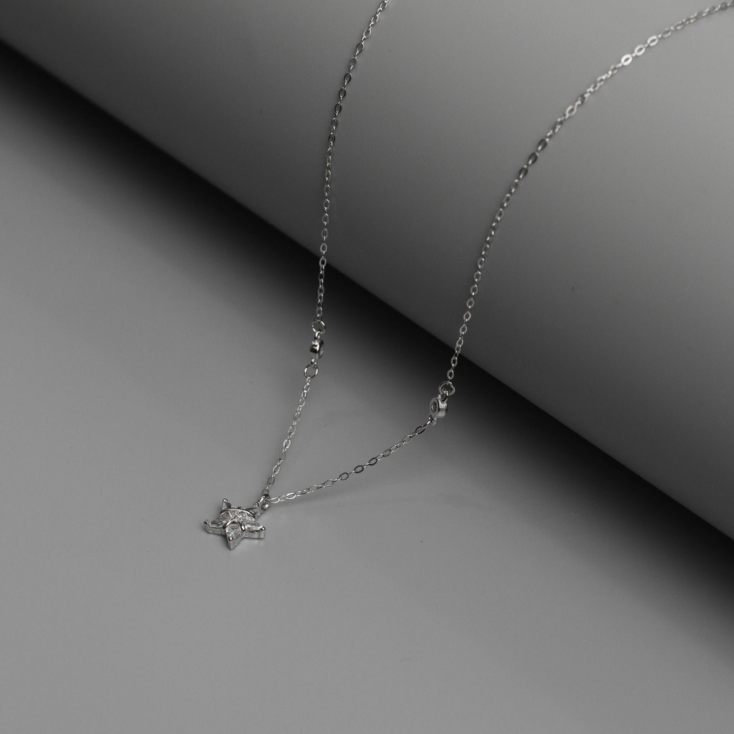 STARK S925 Silver Cosmo Mini Star Chain Necklace for Women