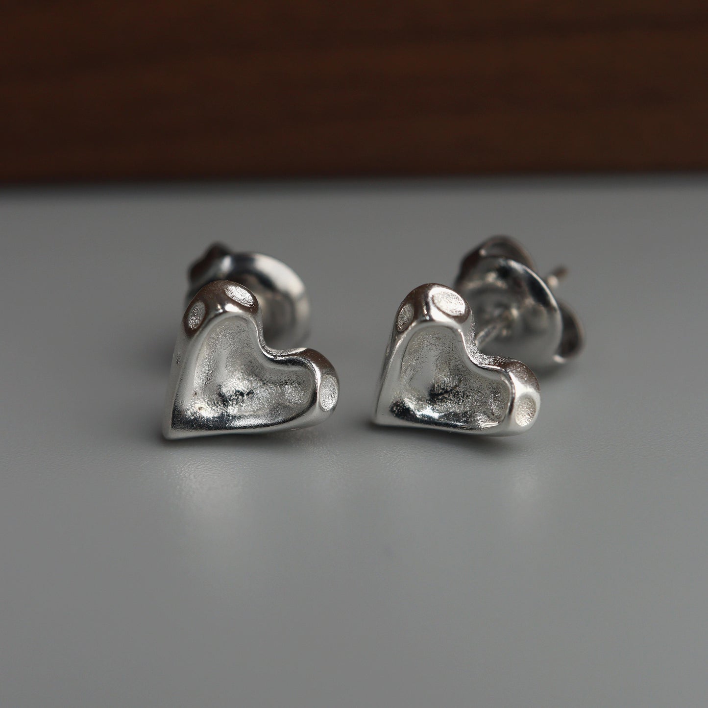 DASH S925 Silver Irregular Mini Heart