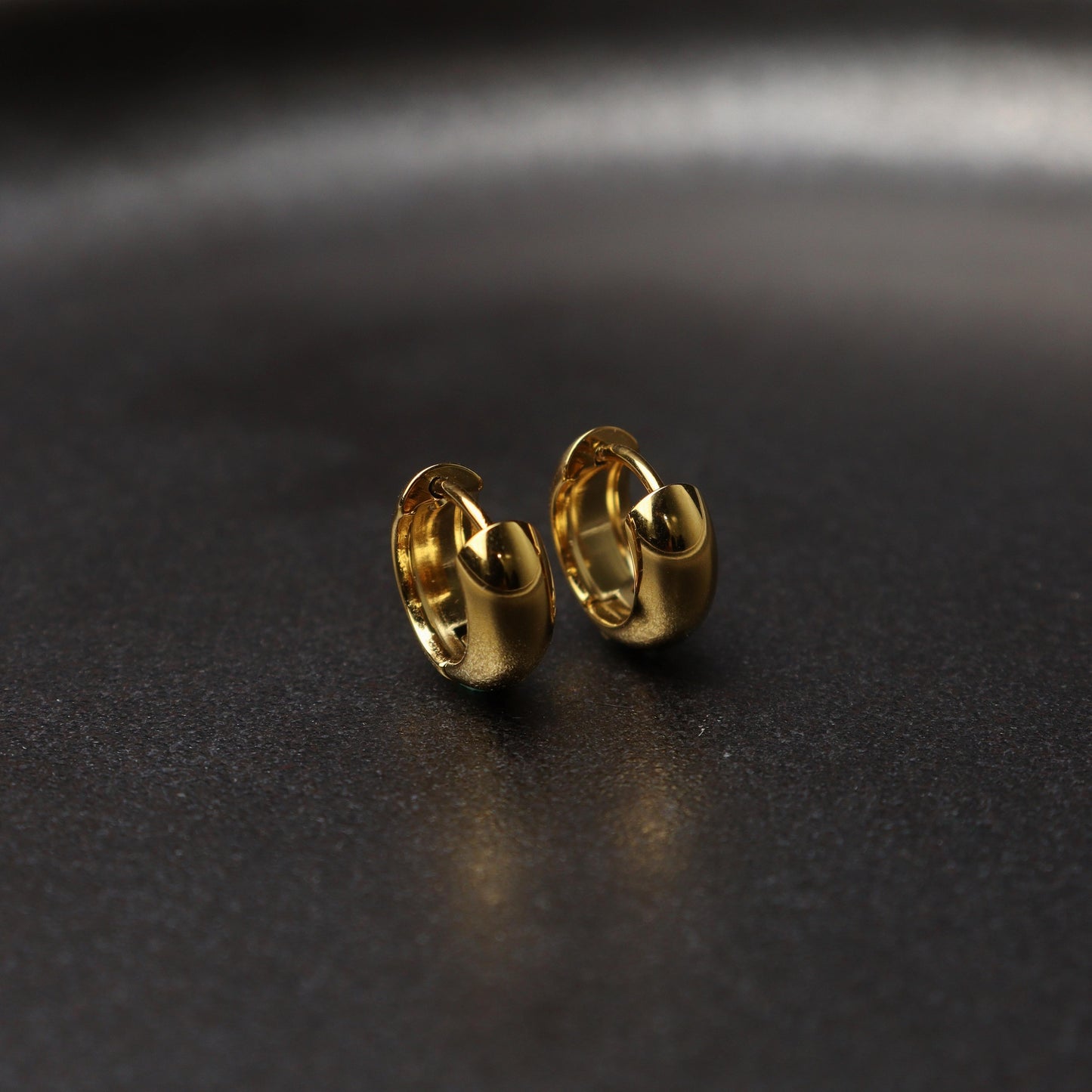 ARELI Classic Small Clip Earrings Women's