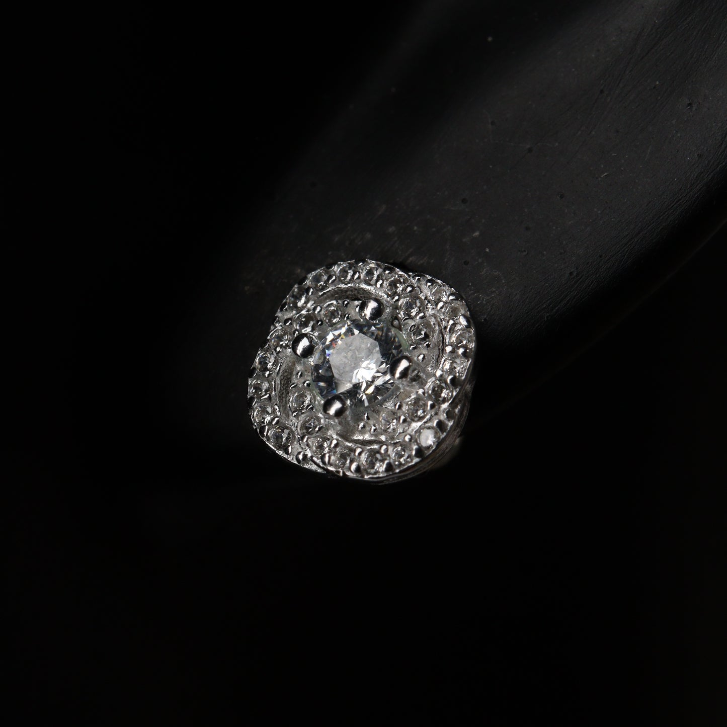 S925 Silver Square Stud