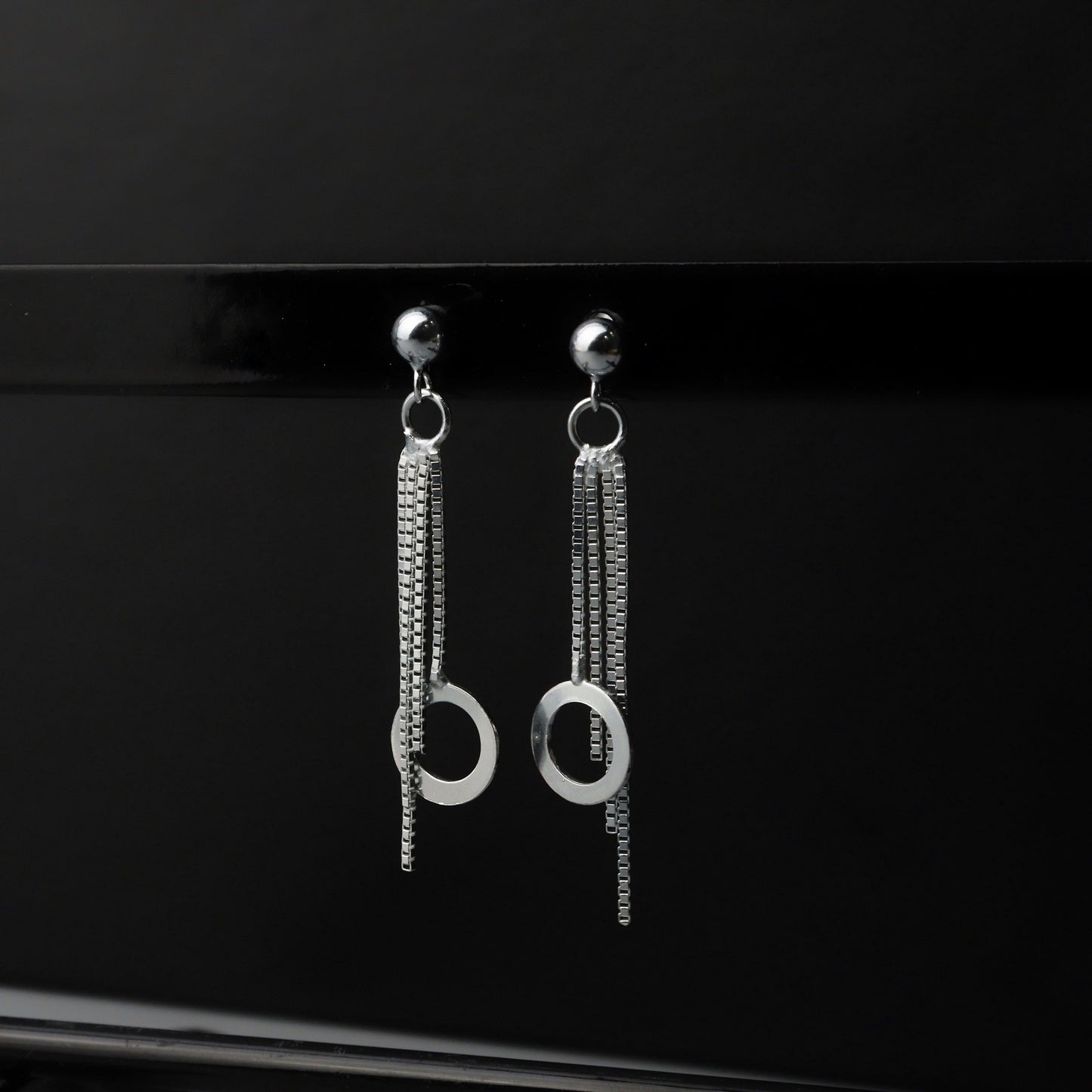 S925 Silver TASSEL Drop Earrings