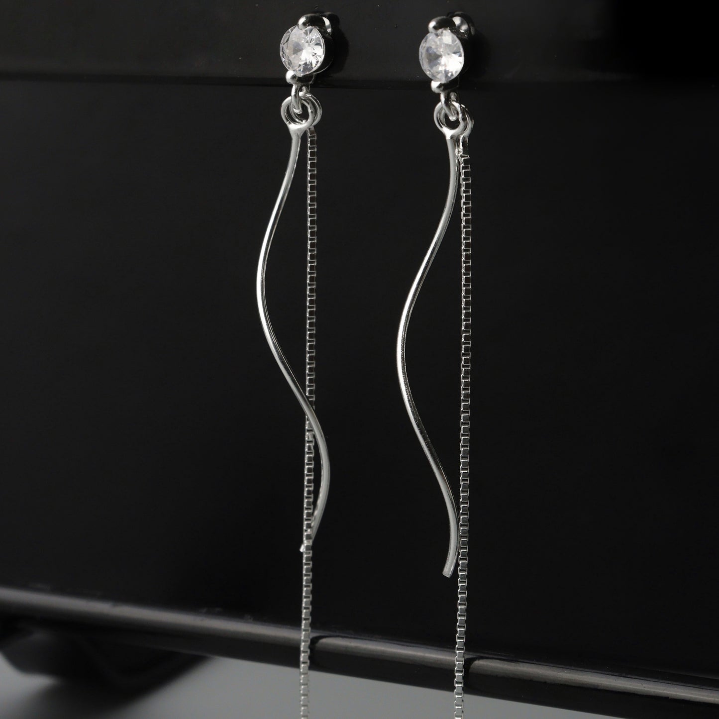 S925 Silver TASSEL Drop Earrings