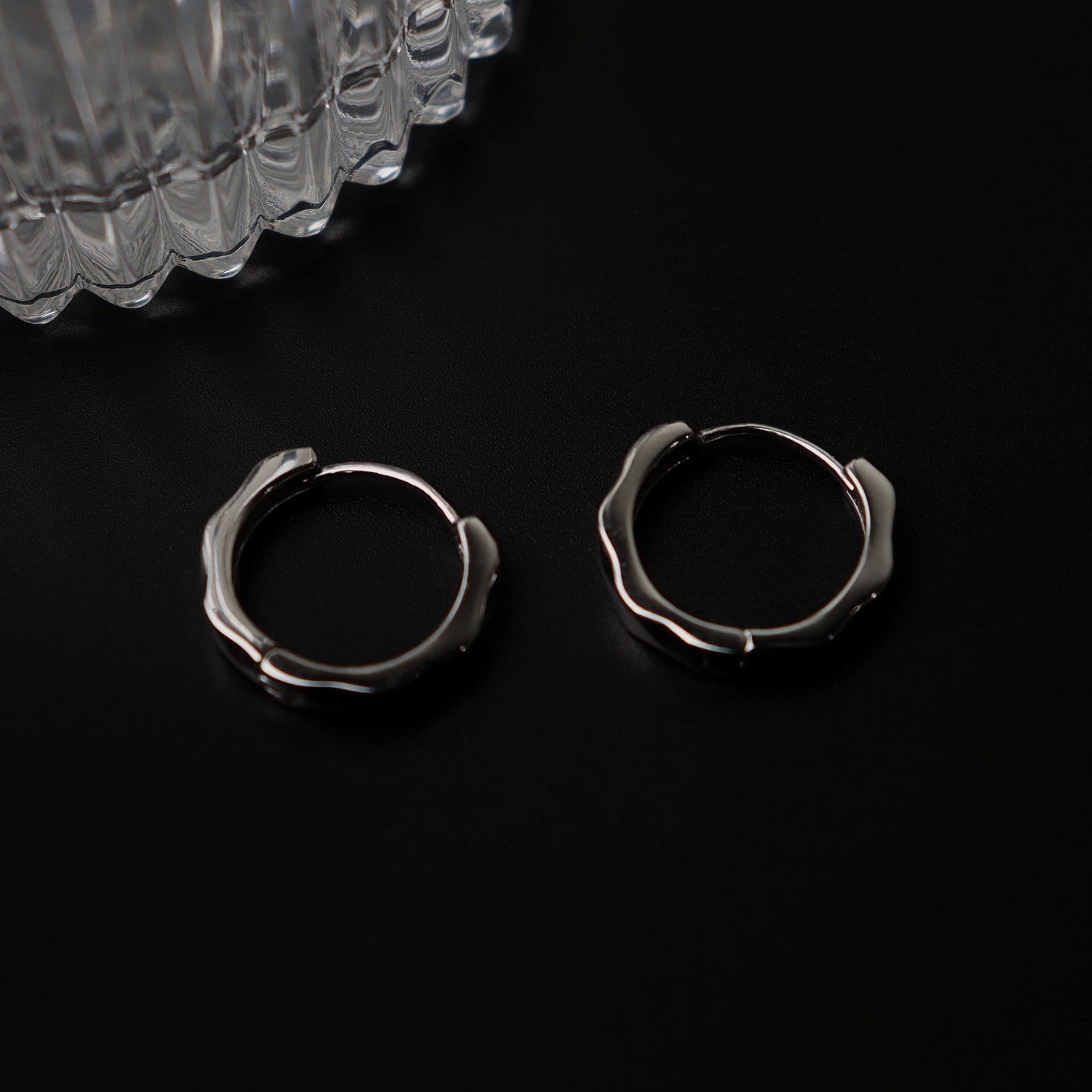 PORCIE S925 Silver Asymmetrical