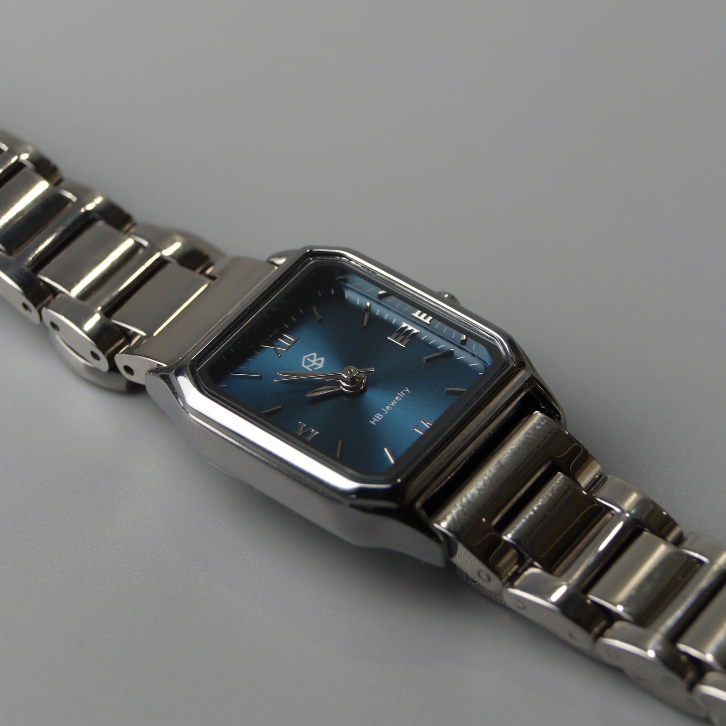 NIVADA Square Navy Blue Watch