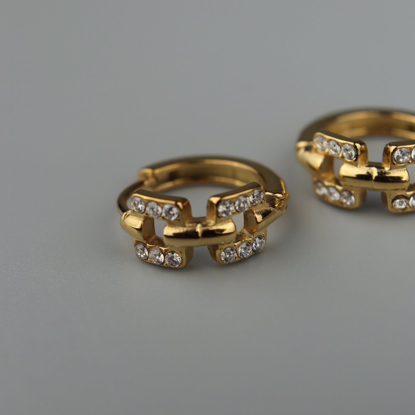 OLVA Buckle Clip Earrings