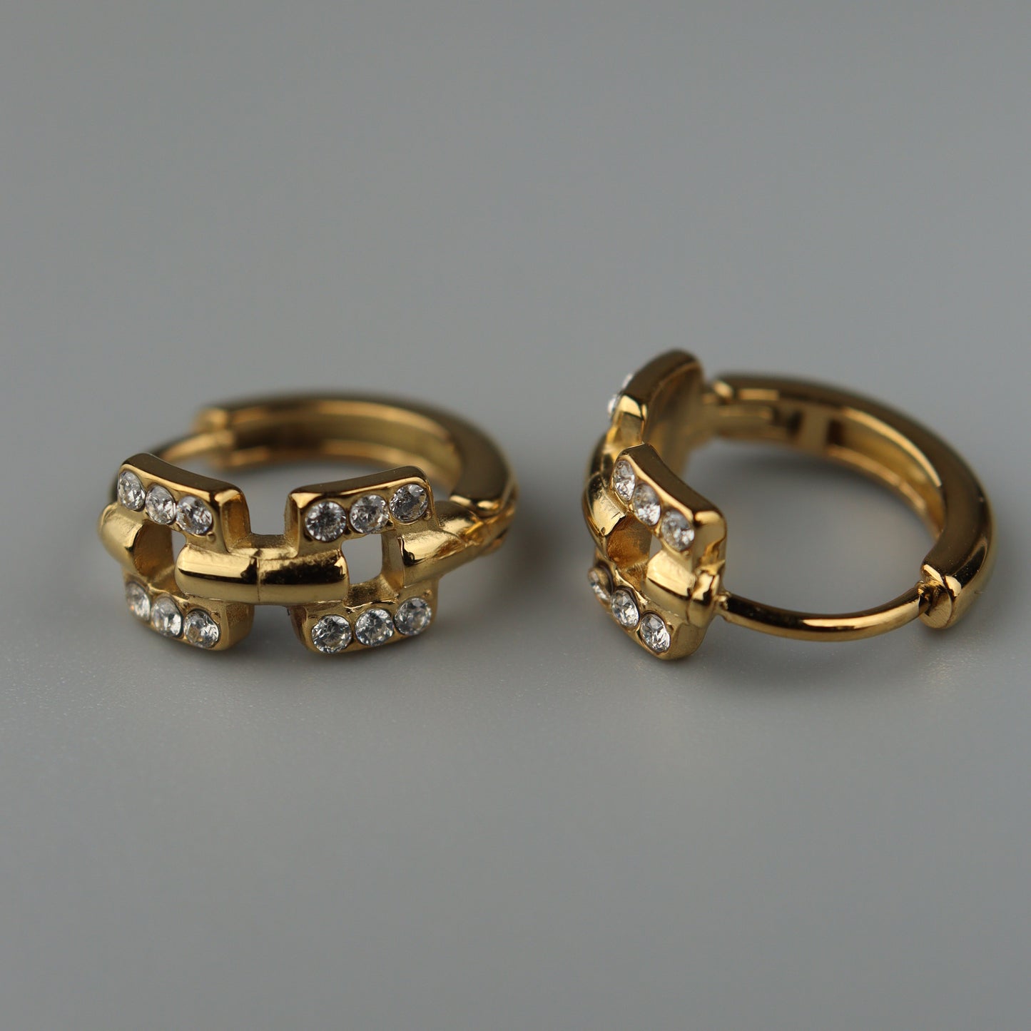OLVA Buckle Clip Earrings