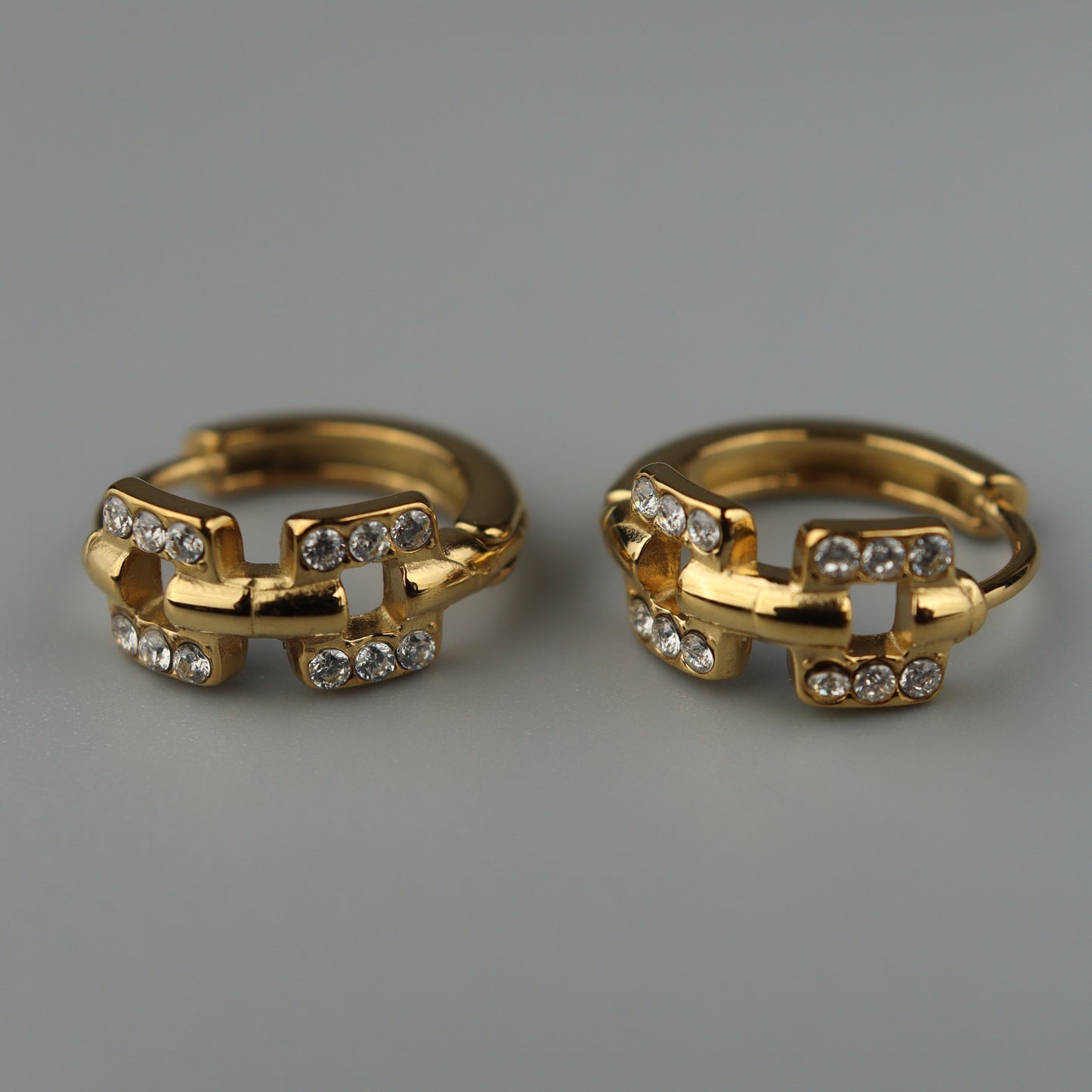 OLVA Buckle Clip Earrings