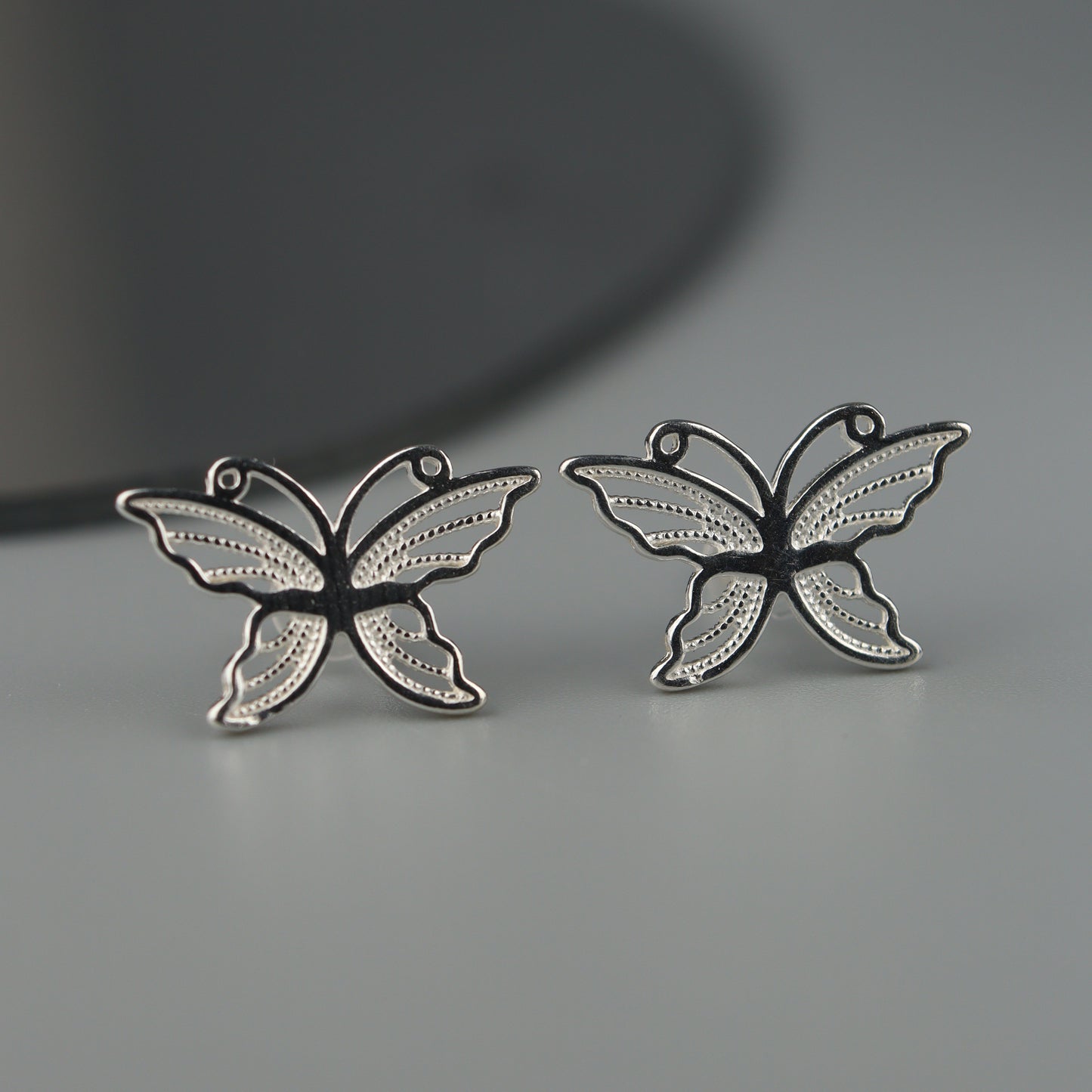 RAI S925 Silver Butterfly Stud Earrings