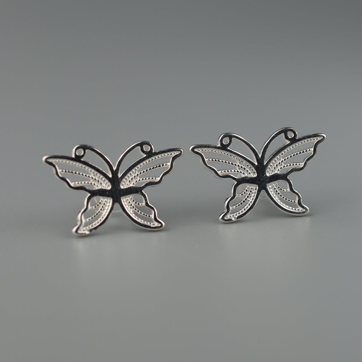RAI S925 Silver Butterfly Stud Earrings