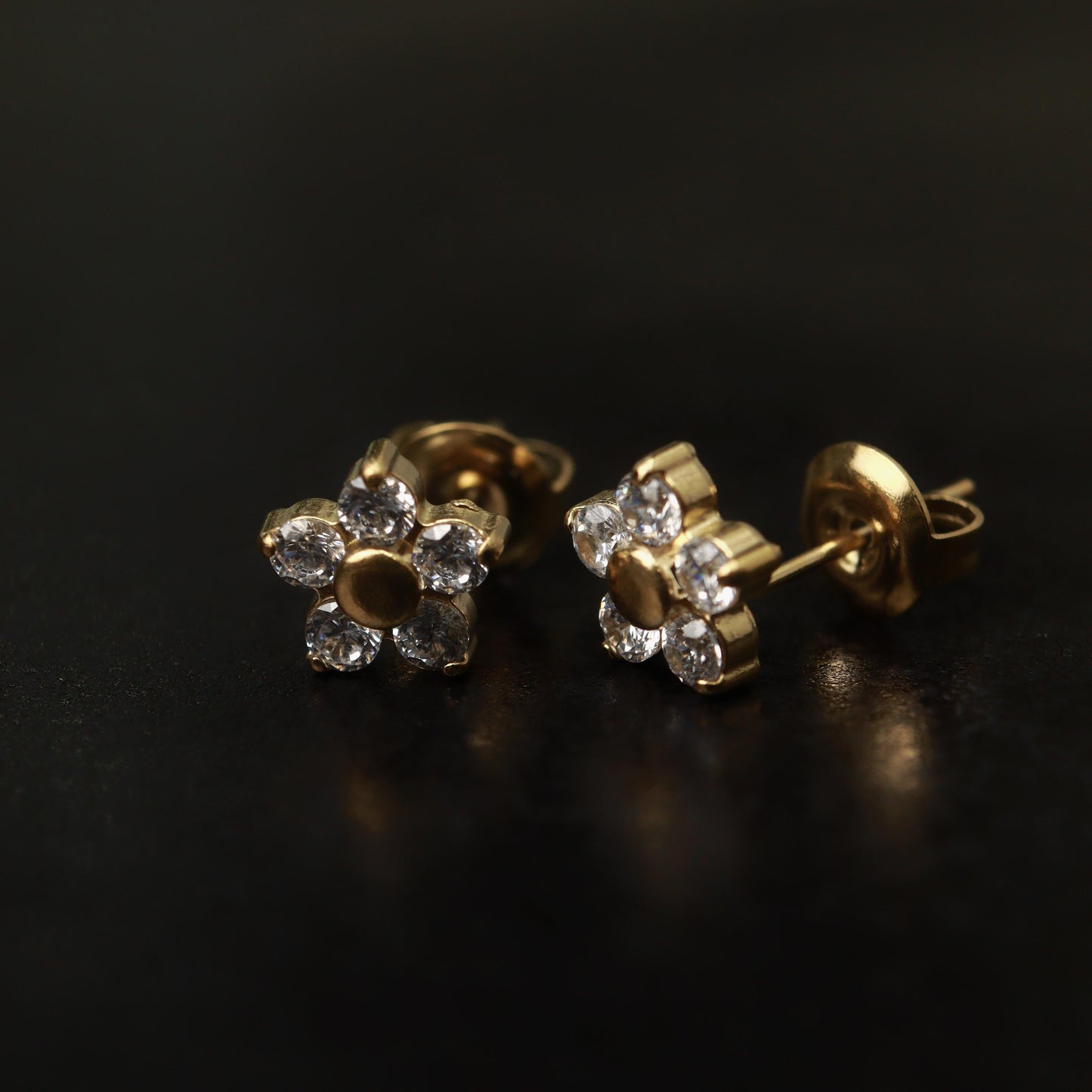 Mini Shiny Stud Earrings Collections Women's