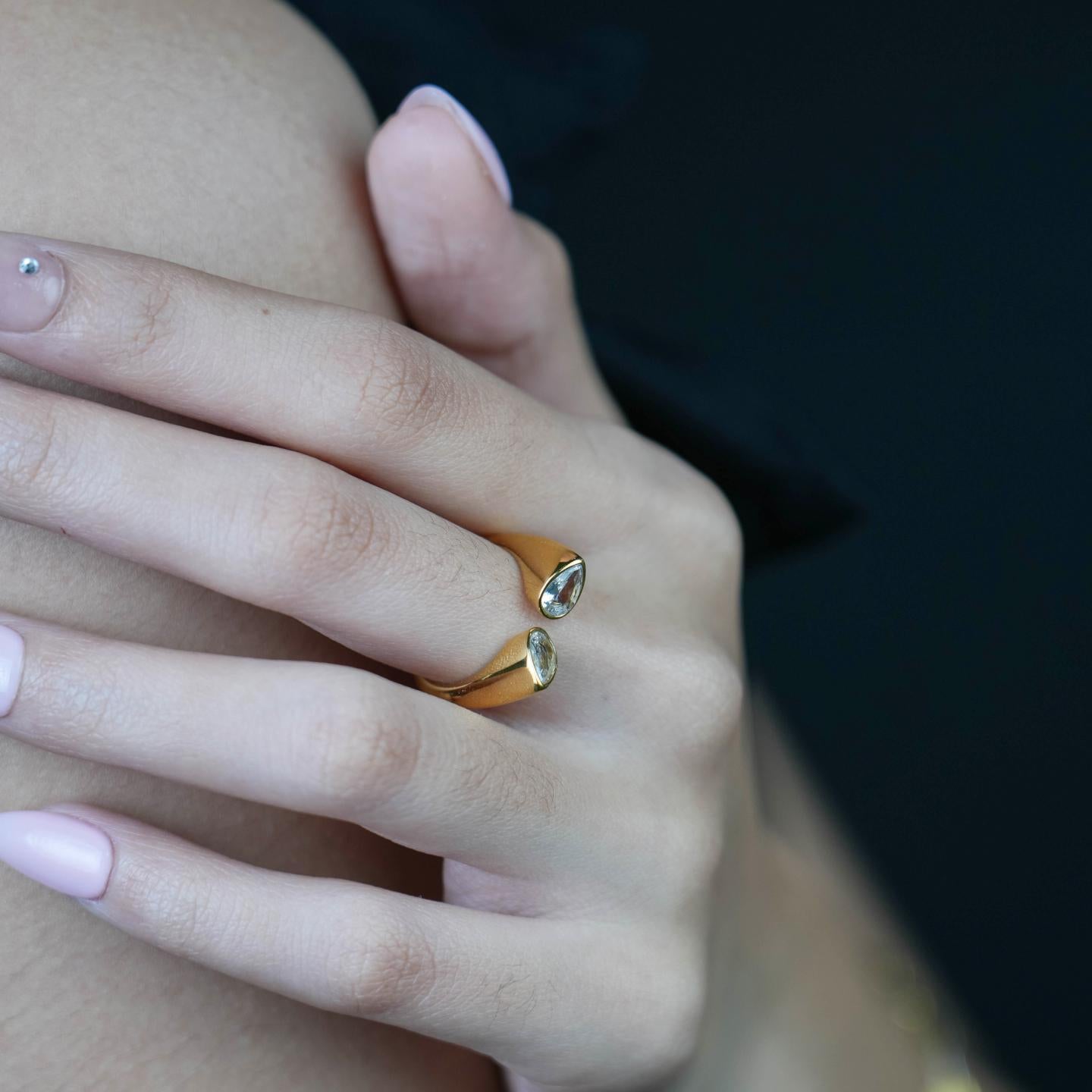 TAVI Open Edge A Tear Drop Shape Rings