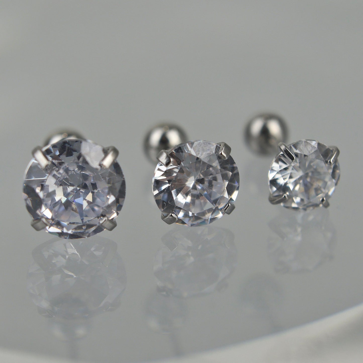 MADDEN Multi-Size 2mm-7mm Stud Earrings For Women's