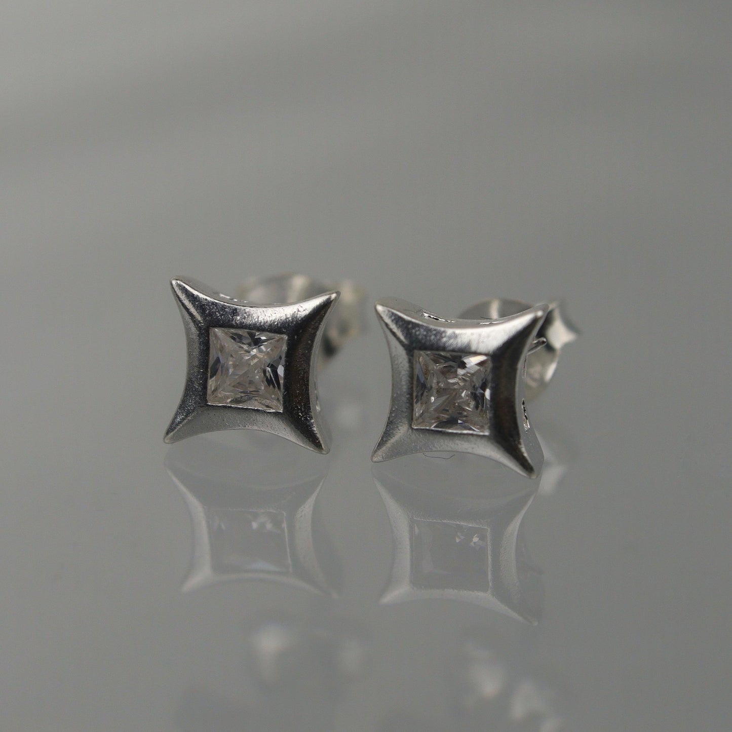 TALA S925 Silver Mini Star Stud Earrings Women's