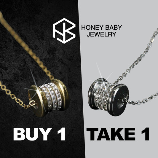 BUY ONE Gld RECEIVE ONE SILVER DIONE Pendant Necklace