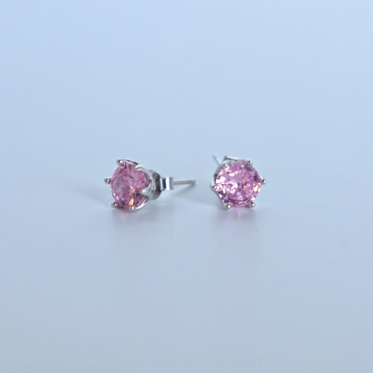 CRYS Zircon Stud Earrings Jewelry Women Fashion Accessories