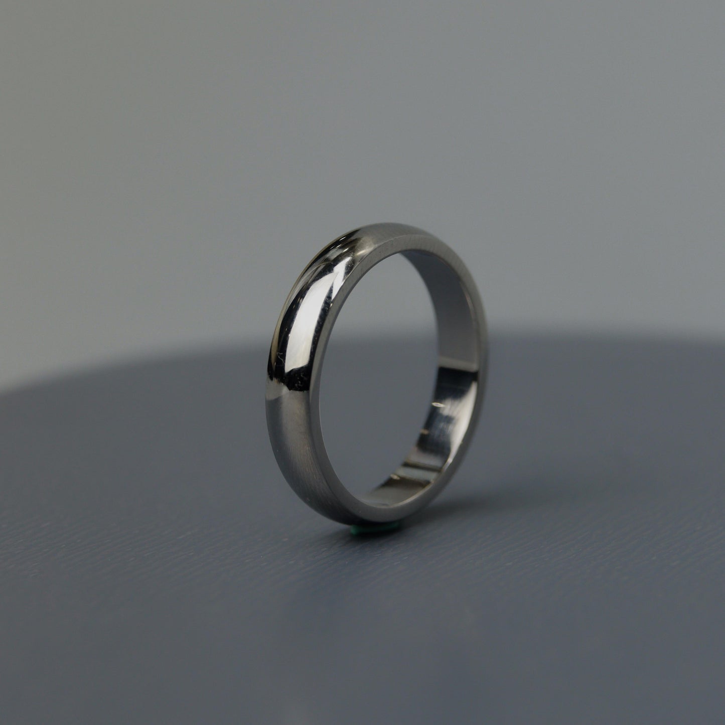 Men Jewelry VAN Silver Thick Plain Ring Fashion For Men's