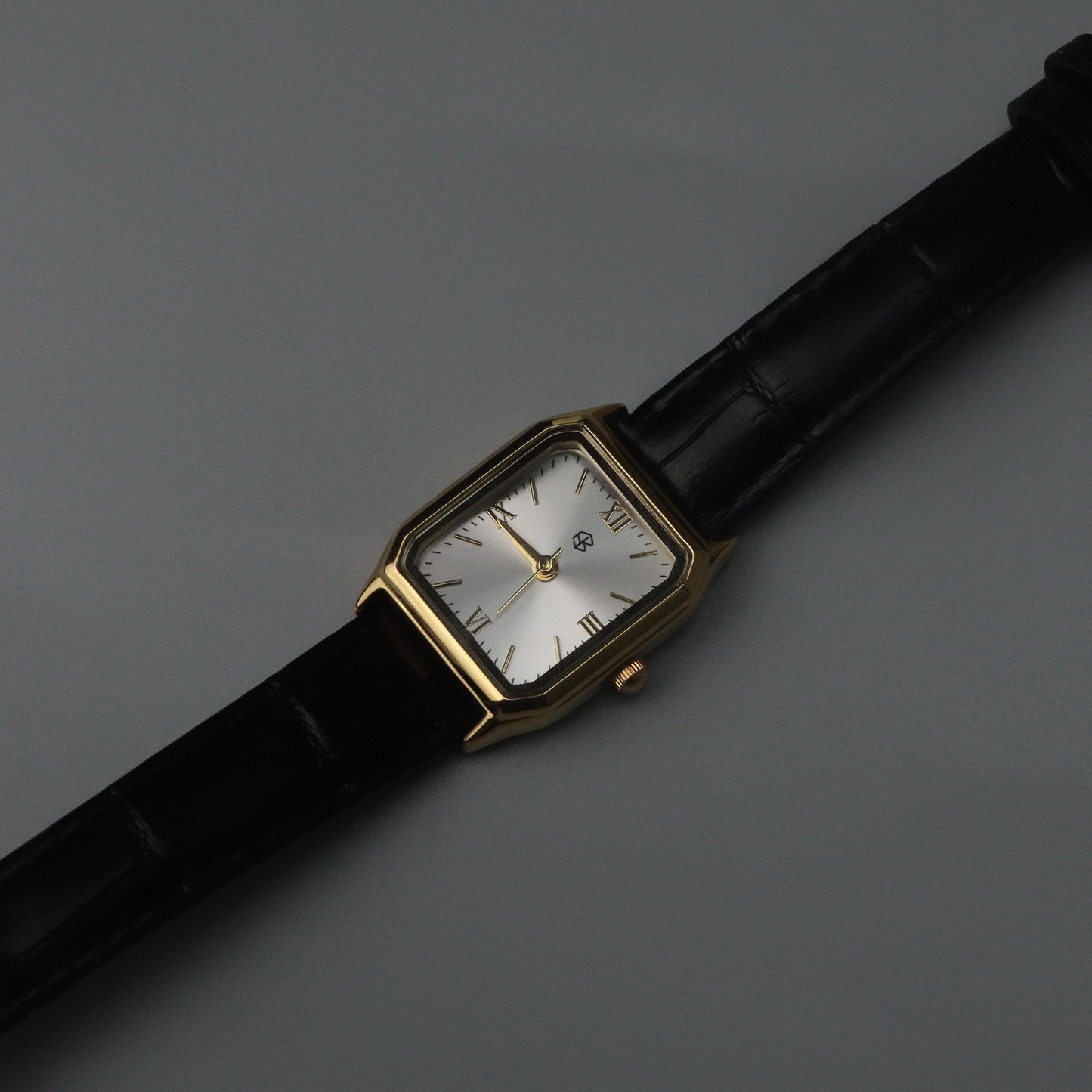 OMARIS Octagon Sides Rectangle Women's Fashion Quartz Leather Watch