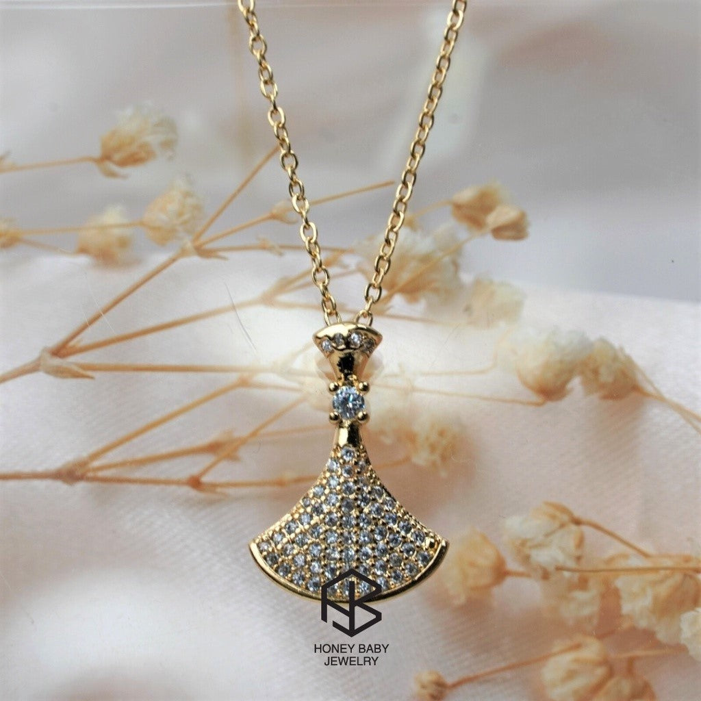 MELODY Little Skirt Mermaid Pendant Necklace