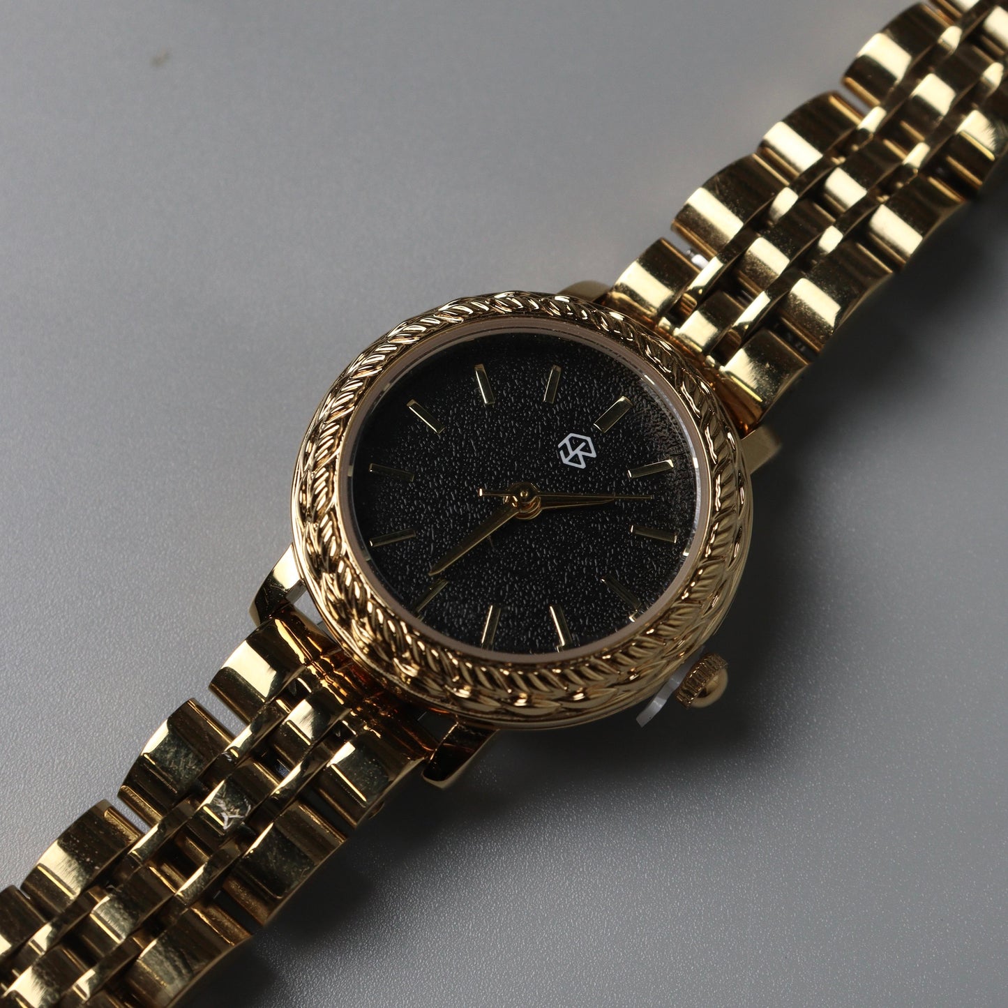 ISSEI Minimalist Round Black Dial  Women's Watch