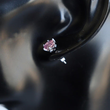 CRYS Zircon Stud Earrings Jewelry Women Fashion Accessories