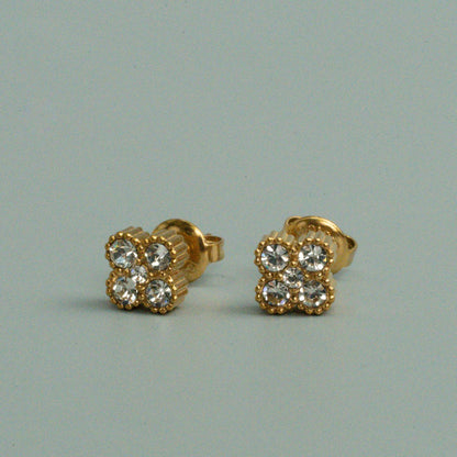 FLORAVA Flower Stud Earrings for Women's