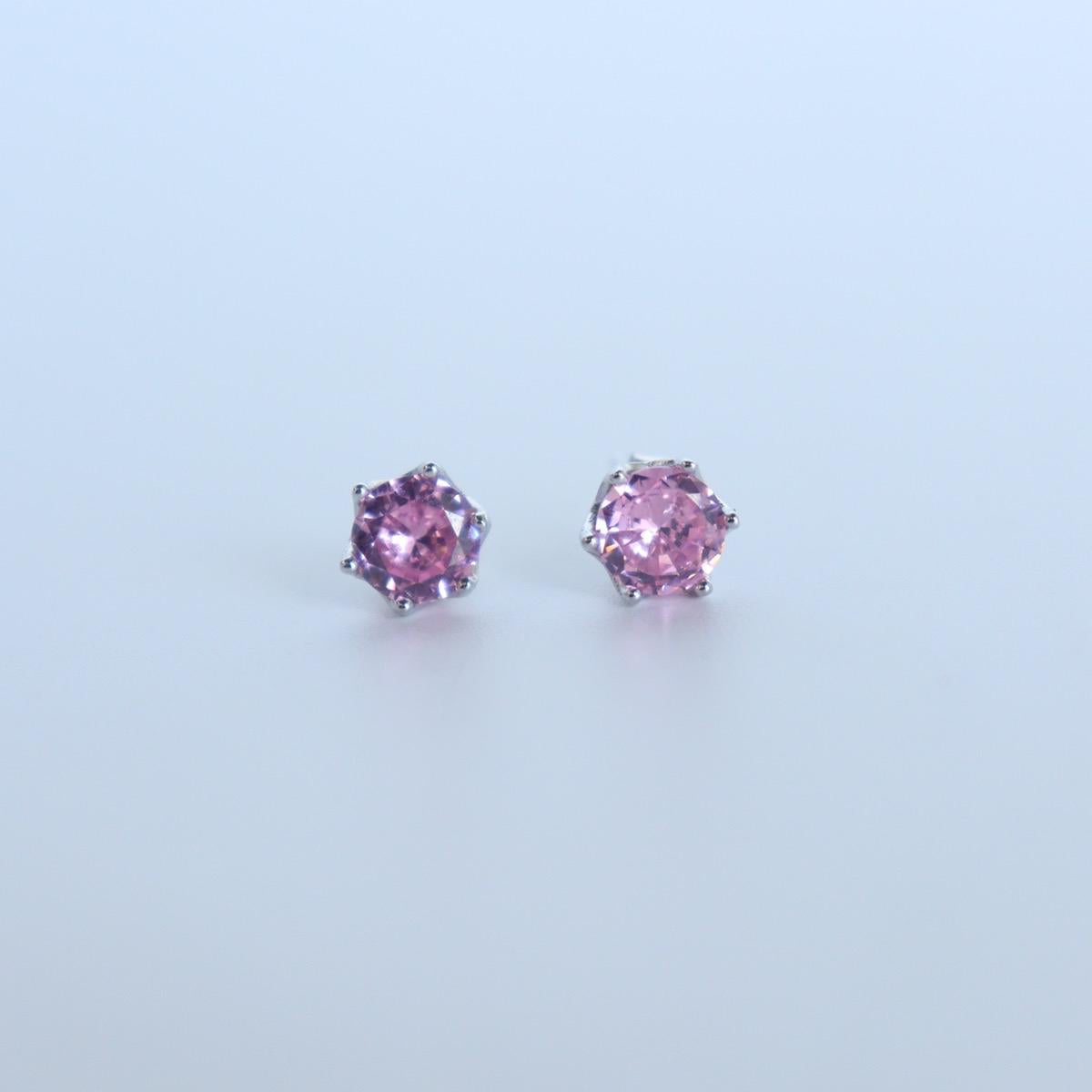 CRYS Zircon Stud Earrings Jewelry Women Fashion Accessories