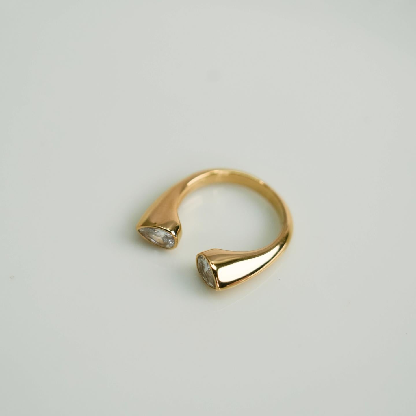 TAVI Open Edge A Tear Drop Shape Rings