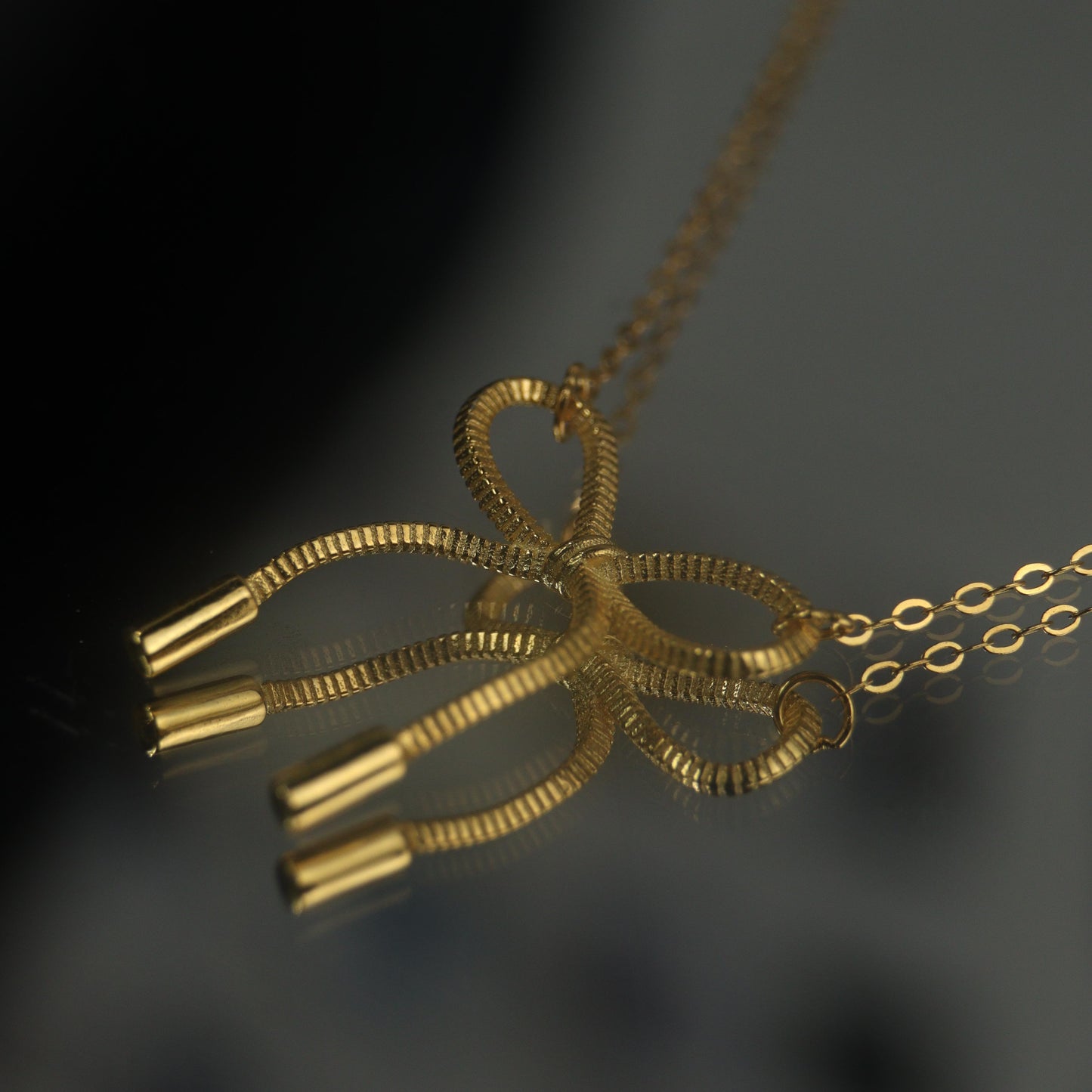 SABRINA S925 Silver Ribbon Knot