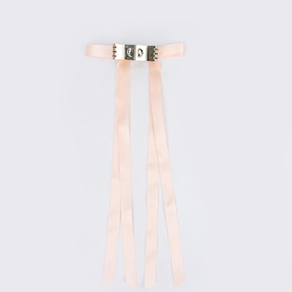 Hair Clamp ROSETTE Mini  2-Way Ribbon Hair Accessory