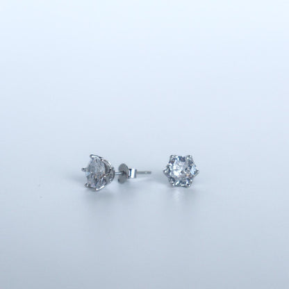 CRYS Zircon Stud Earrings Jewelry Women Fashion Accessories