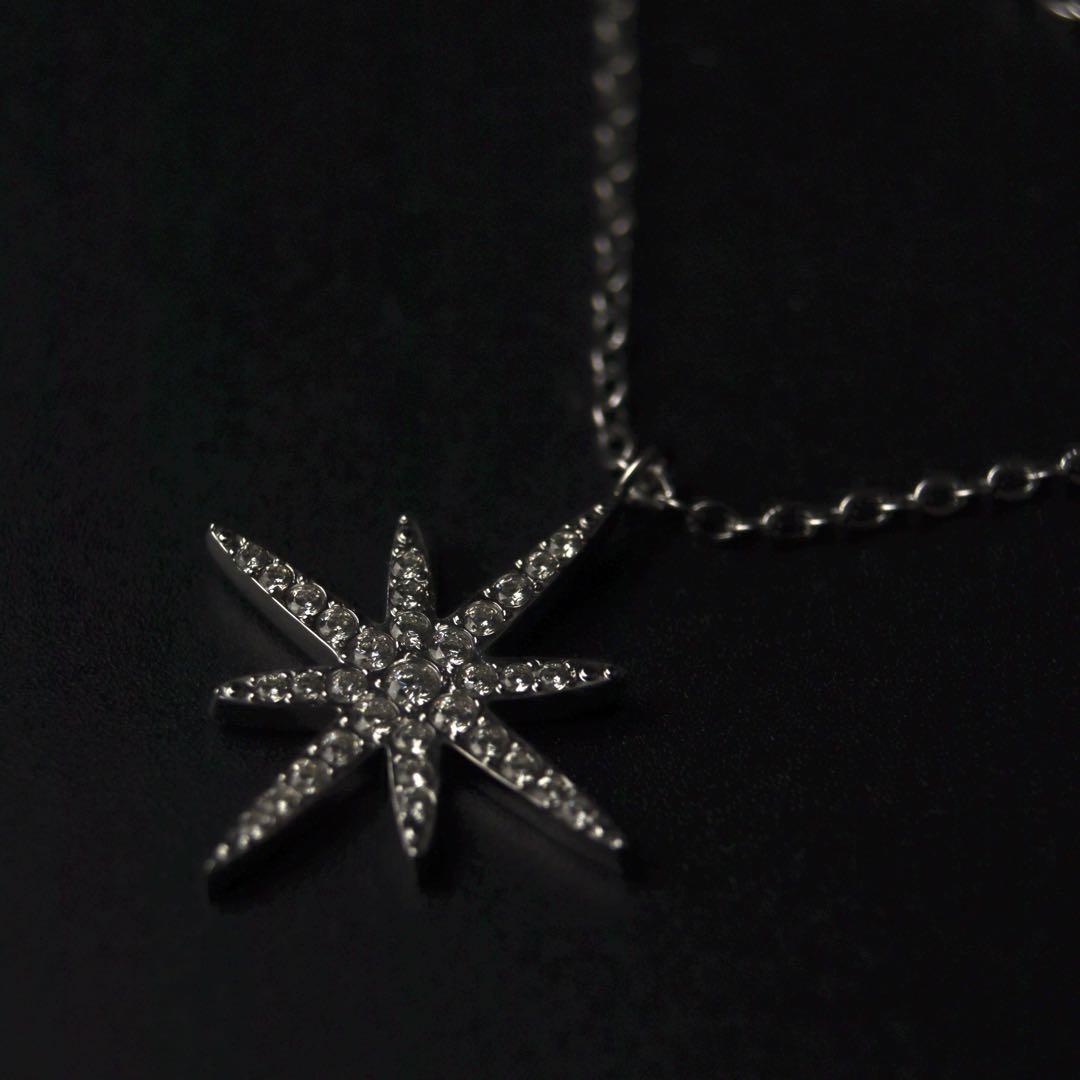 SHRYDER Silver 3 Layered Star Necklace
