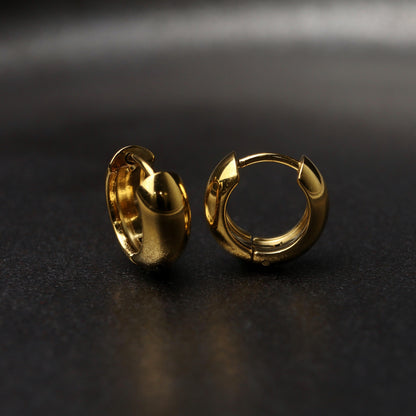 ARELI Classic Small Clip Earrings Women's