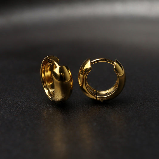 ARELI Classic Small Clip Earrings Women's