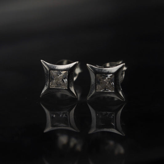 TALA S925 Silver Mini Star Stud Earrings Women's