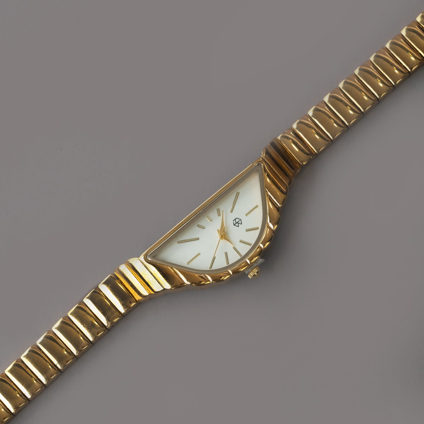 BEXARA Half Moon White Dial Medium Bracelet Watch