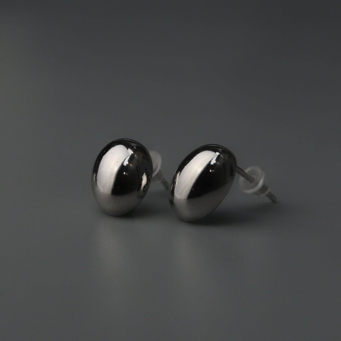 LIEN S925 Silver Mini Scoop Stud Earrings