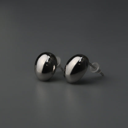 LIEN S925 Silver Mini Scoop Stud Earrings