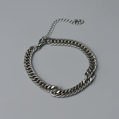 Men Jewelry EZRIEN Silver Bracelet Fashion For Men's