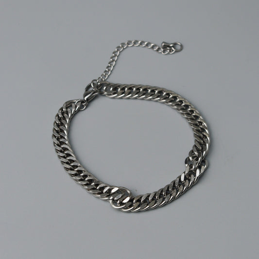 Men Jewelry EZRIEN Silver Bracelet Fashion For Men's