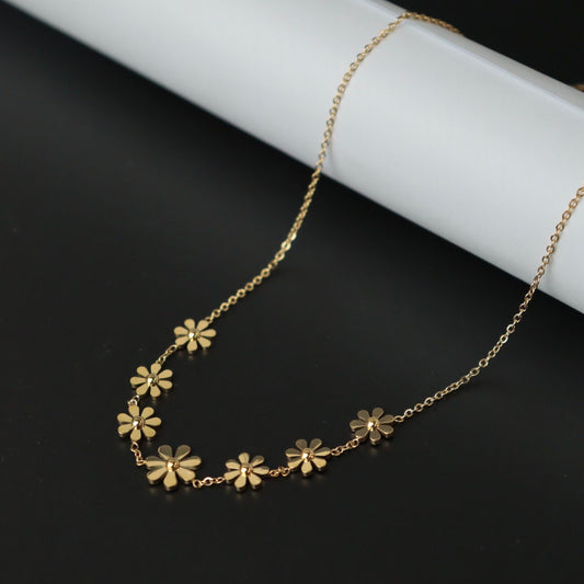 DAHLIA Flower Pendant Necklace