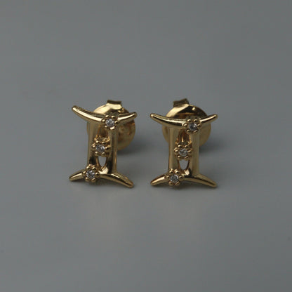 ZODIAC SIGN  Stud Earrings for Women