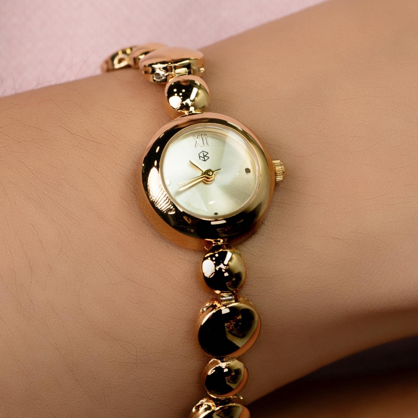 BEADORIA Minimalist Small Round Bead Strap Fashion Women's